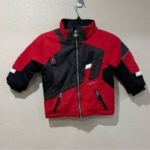 Obermeyer Boys Toddler Kids I-Grow Red Jacket Coat Size 3 Snow Outdoor #11623